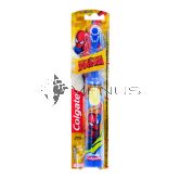 Colgate Kids Toothbrush Battery Power Spider-Man Extra Soft 1s (Yellow)