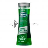 Brut Shower Gel 600ml 3in1 Original