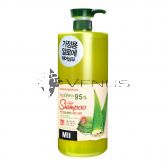 White Organia Mii Aloe Vera 95% Hair Shampoo 1500g