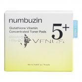 Numbuzin No.5 Glutathione Vitamin Concentrated Toner Pad 70s