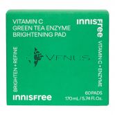 Innisfree Vitamin C Green Tea Enzyme Brightening Pad 60s