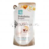 Shokubutsu Shower Cream Refill 500ml Oat Milk and Shea Butter 