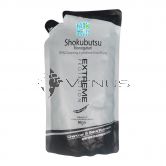 Shokubutsu Shower Cream 500ml Refill Charcoal & Sake Extract 