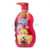 Kodomo Head To Toe Wash 400ml Kids Happy Red Berry