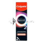 Colgate Toothpaste Optic White 85ml Active Oxygen Whitening Peach