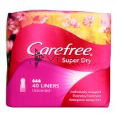 Carefree Super Dry Pantiliners 40s Unscented