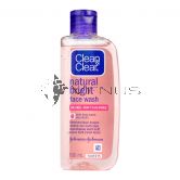 Clean & Clear Natural Bright Facial Wash 100ml With Rose Water & Honey