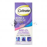 Caltrate Bone & Muscle Health Plus 3in1 Triple Action 100 Tablets