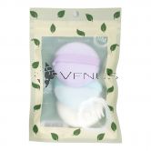 Mii Natural Blend Round Velvet Puff 3s