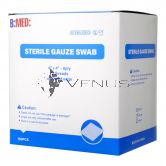 B:MED: Sterile Gauze Swab 4" x 4" (20x5s=100s)