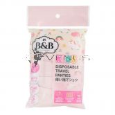Belle And Bell Girl One-Size 5s Pink Kids Disposable Travel Panties