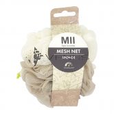 Mii 45-50g Bath Sponge With Ribbon Circle Bead & Opp Bag 1s