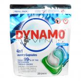 Dynamo 4in1 Laundry Capsules Refill 20s Fresh