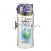 Clear Shampoo Ice Cool Menthol 650ml + Sakura 400ml
