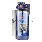 Clear Men Deep Cleanse Shampoo 2x650ml+FOC