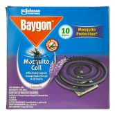 Baygon Mosquito Coil 125g 10s Lavendar