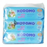 Kodomo Baby Wipes 70sx3 Blue
