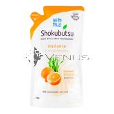 Shokubutsu Body Foam 600ml Refill Firming & Whitening 