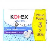 Kotex Fresh Longer & Wider 30sx3 Unscented