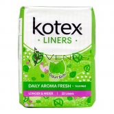 Kotex Fresh Liners Longer and Wider With Green Tea Scent 32S