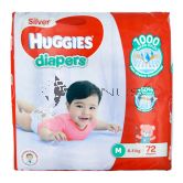 Huggies Silver Diapers Medium 72S (1Carton=3pack)