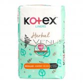 Kotex Liners Regular Longer & Wide Scented 26s Herbal