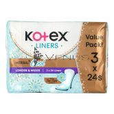 Kotex Liners Longer & Winder 24sx3 Herbal Cool
