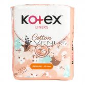 Kotex Liners Regular 40s Cotton