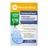 Pearlie White Denture Cleanser 3 Minutes 126s Jumbo Pack