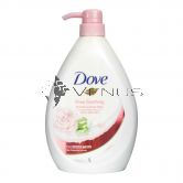 Dove Bodywash 1L Rose + Aloe Vera