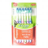 Colgate Toothbrush Extra Clean Medium 6s