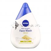 Nivea Face Wash Milk Delights 50ml Besan