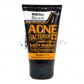 Biore Men Double Scrub Facial Foam Acne Bacterior 100g