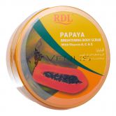 RDL Papaya Brightening Body Scrub 250g with Vitamin A,C&E