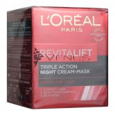 L'Oreal Revitalift Triple Action Night Cream - Mask 50ml