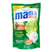 Mama Lemon Dishwashing 680ml Refill Extra Clean Lime