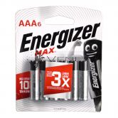 Energizer Max Battery AAA 6s