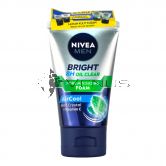 Nivea Men Bright 8H Oil Clear Pore Minimizing Foam 100ml 