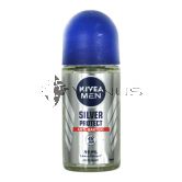 Nivea Men Roll-On Deodorant 50ml Silver Protect