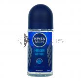 Nivea Men Roll-On Deodorant 50ml Fresh Active