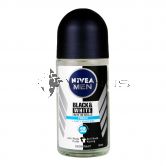 Nivea Deodorant Roll On 50ml Men Invisible for Black & White Fresh