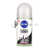 Nivea Deodorant Roll On 50ml Women Invisible For Black & White Radiant & Smooth