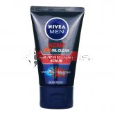 Nivea Men Acne 8H Oil Clear Scrub 100ml Acne Defense + Purify