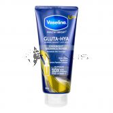 Vaseline Healthy Bright Gluta-Hya Serum Burst Lotion 330ml Overnight Radiance Repair