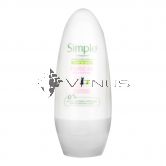 Simple Kind To Skin Deodorant Roll On 45ml Invisible