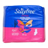 Stayfree Ultra Thin Super Wings 12s