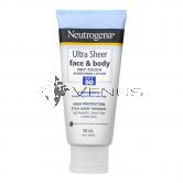 Neutrogena Ultra Sheer Face & Body Dry-Touch Sunscreen Lotion SPF 50 88ml