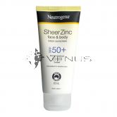 Neutrogena Sheer Zinc Face & Body Sunscreen Lotion SPF50 85ml For Sensitive Skin