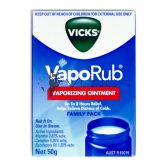 Vicks Vaporub Vaporizing Ointment 50g