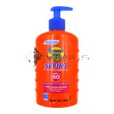 Banana Boat Sport Sunscreen Lotion SPF50+ UVA/UVB Pump 400g